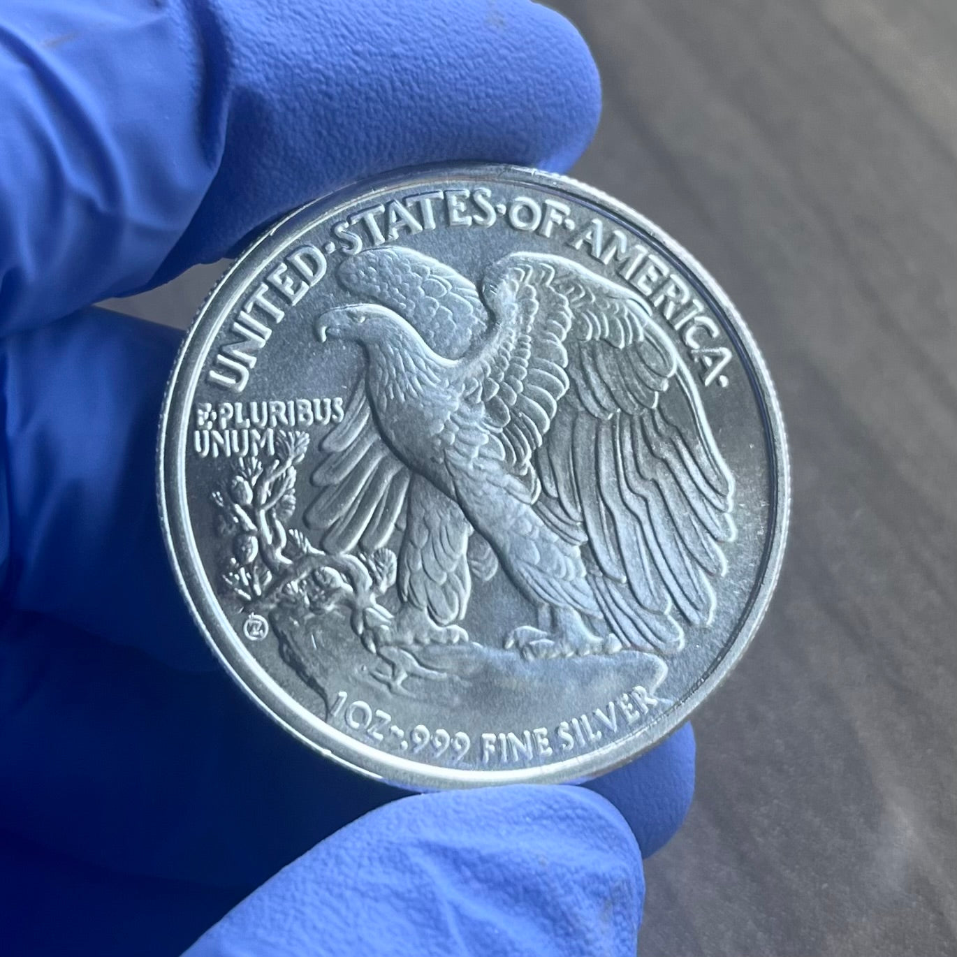 Line of Authority AND engraved reverse! (Emblem or American Eagle) 1oz .999 fine silver