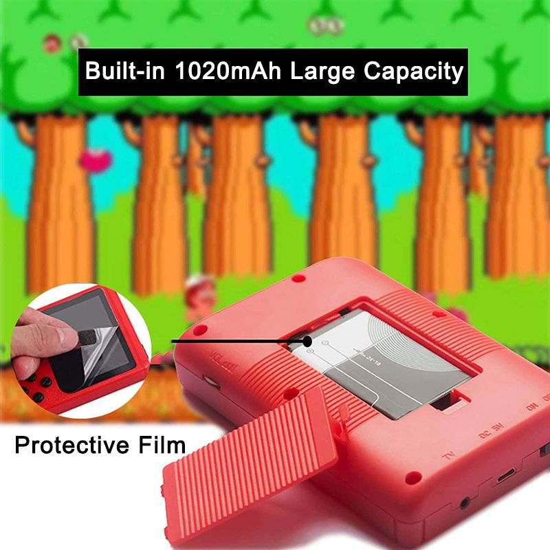 400-In-1 Handheld Game Console with 2 Player Controller & TV Connection